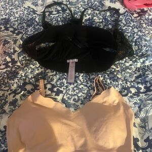 Danskin Black and Cream Everyday Bras